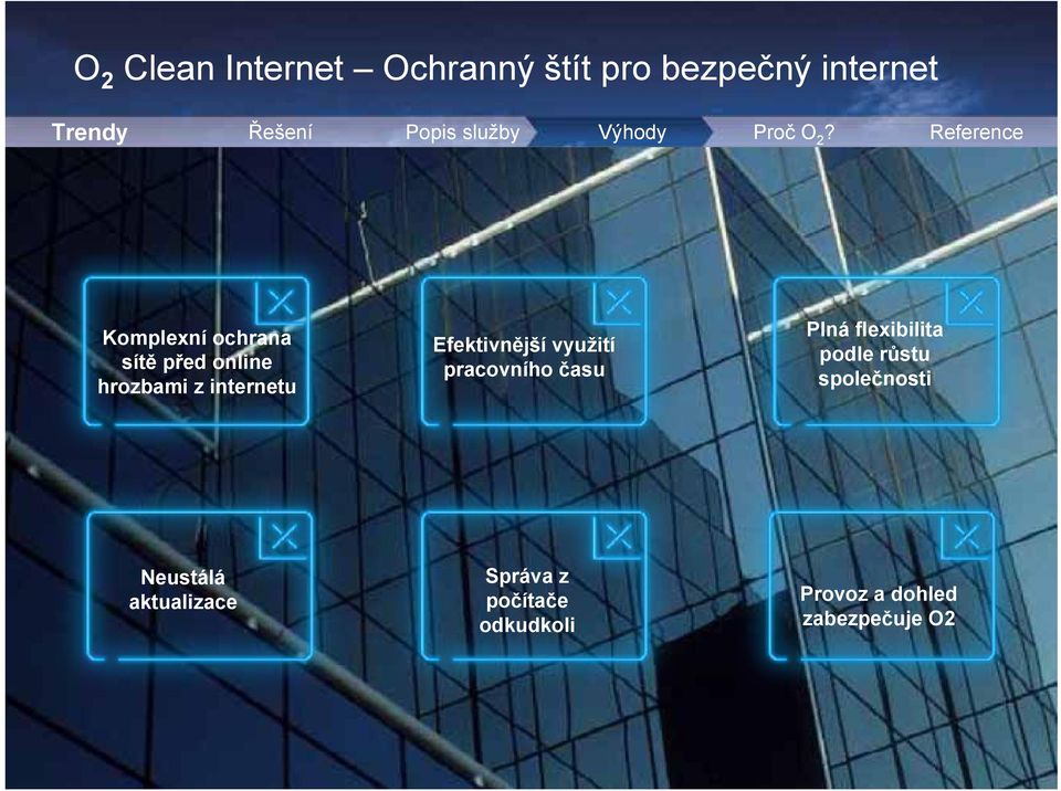 Reference Komplexní ochrana sítě před online hrozbami z internetu Efektivnější