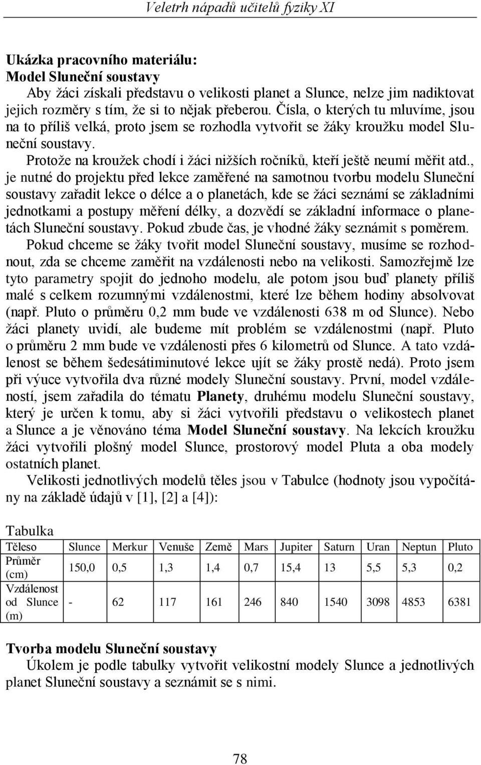 Protože na kroužek chodí i žáci nižších ročníků, kteří ještě neumí měřit atd.