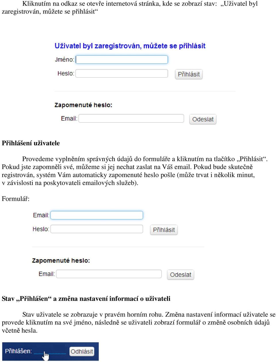 Pokud bude skutečně registrován, systém Vám automaticky zapomenuté heslo pošle (může trvat i několik minut, v závislosti na poskytovateli emailových služeb).