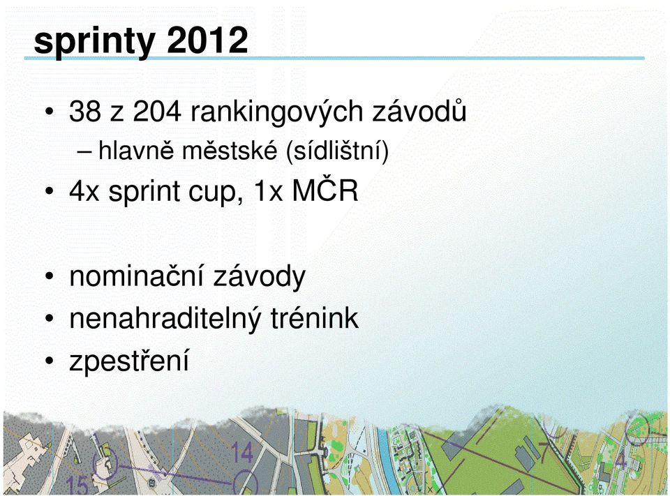 4x sprint cup, 1x MČR nominační