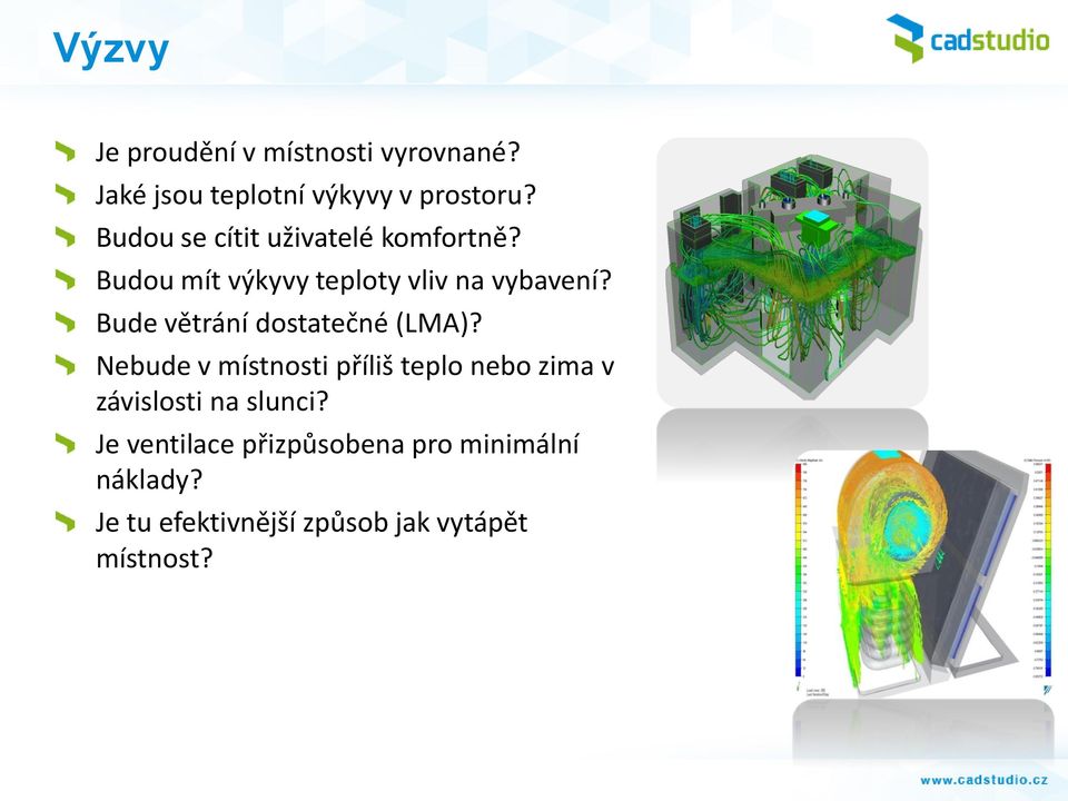 Bude větrání dostatečné (LMA)?