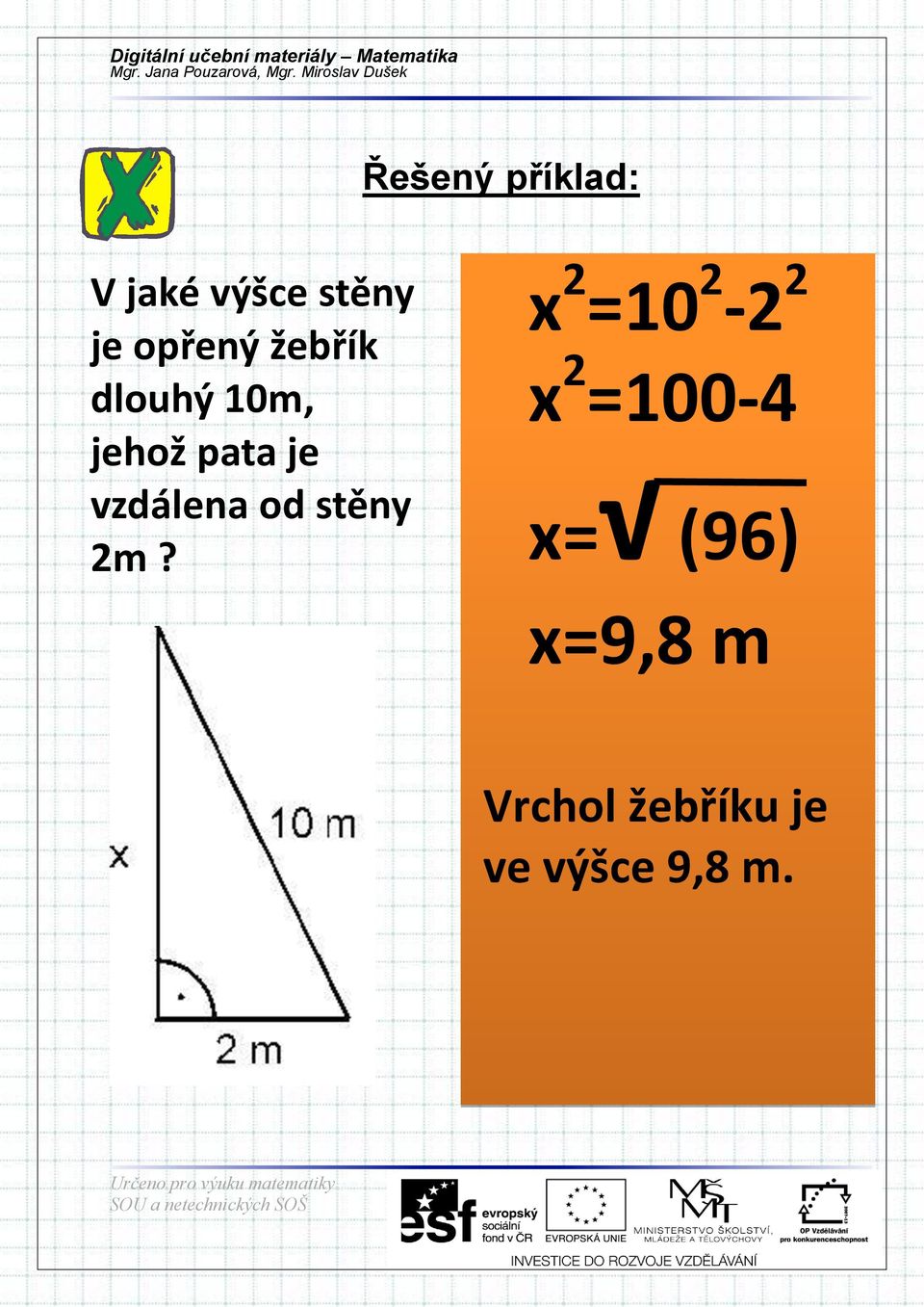 vzdálena od stěny 2m?