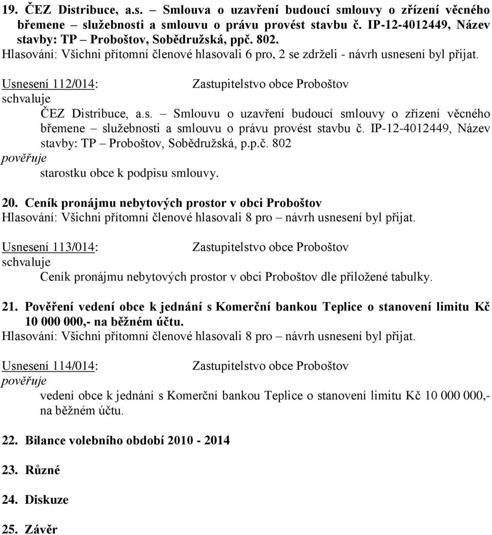 IP-12-4012449, Název stavby: TP Proboštov, Sobědružská, p.p.č. 802 20.