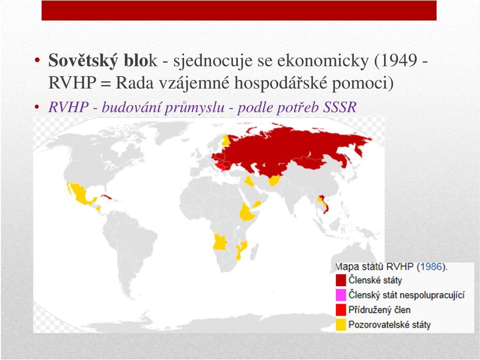 vzájemné hospodářské pomoci)