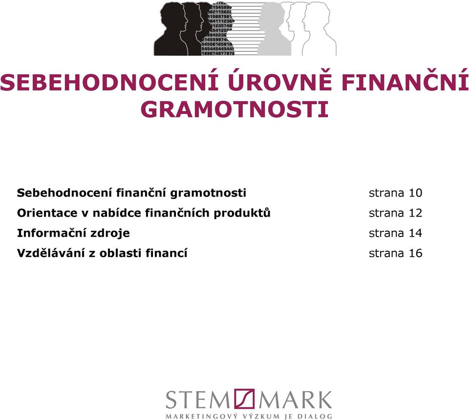 Orientace v nabídce finančních produktů strana 12