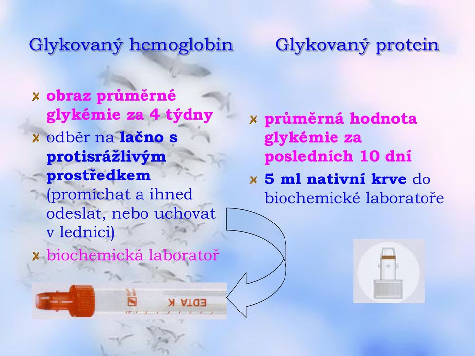 odeslat, nebo uchovat v lednici) biochemická laboratoř průměrná