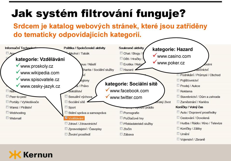 odpovídajících kategorií. kategorie: Vzdělávání www.proskoly.cz www.wikipedia.