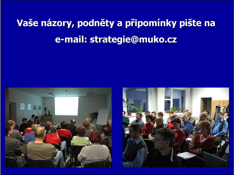 ipomínky pište na