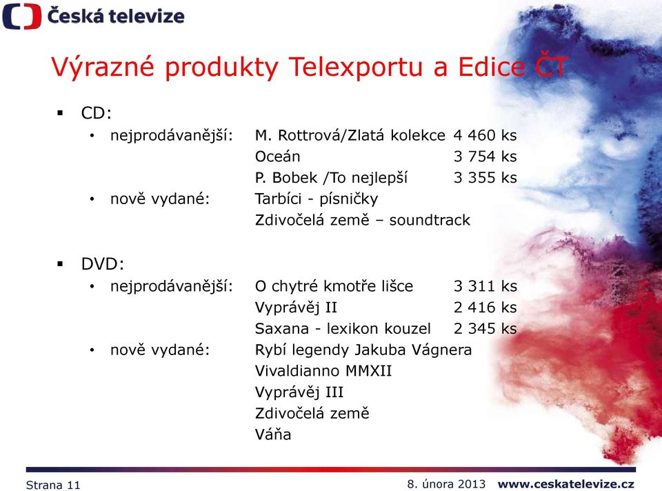 Bobek /To nejlepší 3 355 ks nově vydané: Tarbíci - písničky Zdivočelá země soundtrack DVD: