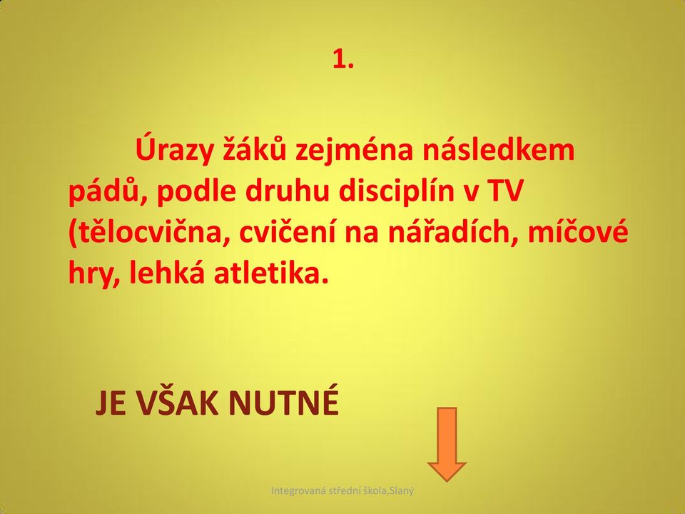 (tělocvična, cvičení na nářadích,