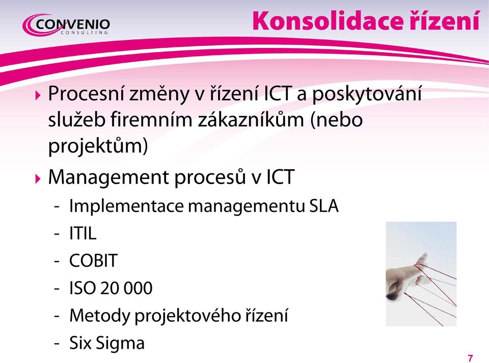 Management procesů v ICT - Implementace managementu SLA -