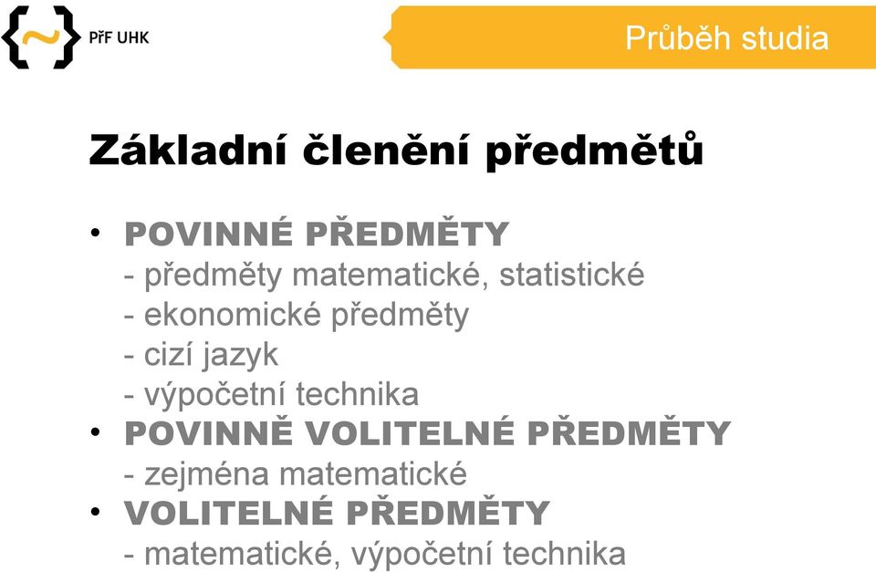 jazyk - výpočetní technika POVINNĚ VOLITELNÉ PŘEDMĚTY -