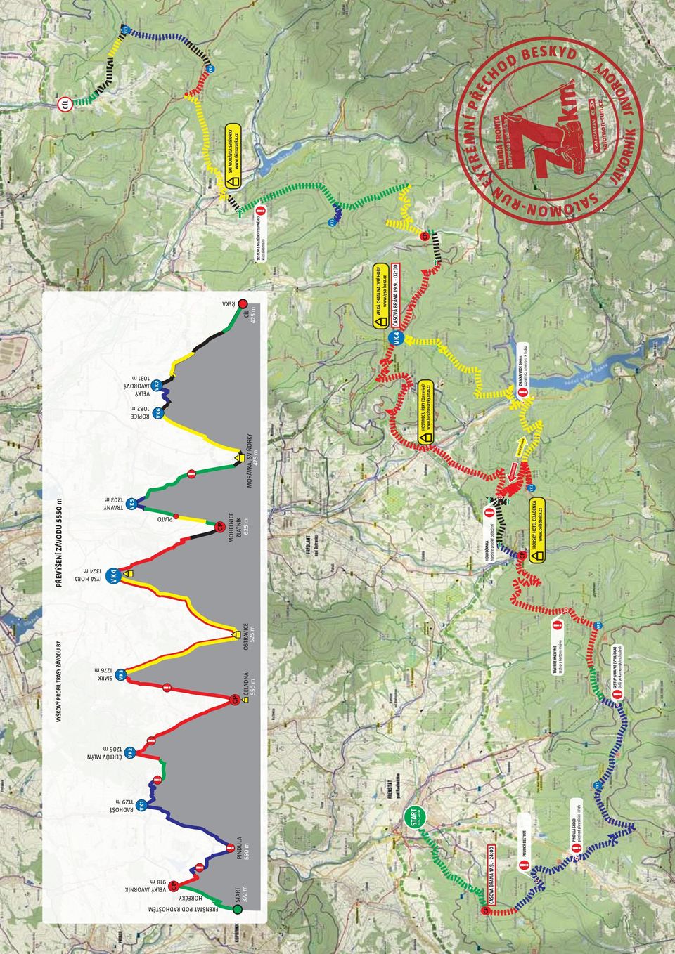 cz TRAVERZ KNĚHYNĚ sestup z Čertova mlýna SESTUP U KAPLE (VYHLÍDKA) dolů po kamenných schodech VELKÁ CHATA NA LYSÉ HOŘE www.lysa-hora.cz VK4 HOSTINEC U ŘEKY (Ostravice) www.hostinecureky.unas.