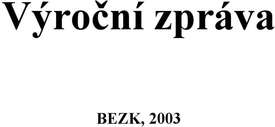 BEZK,
