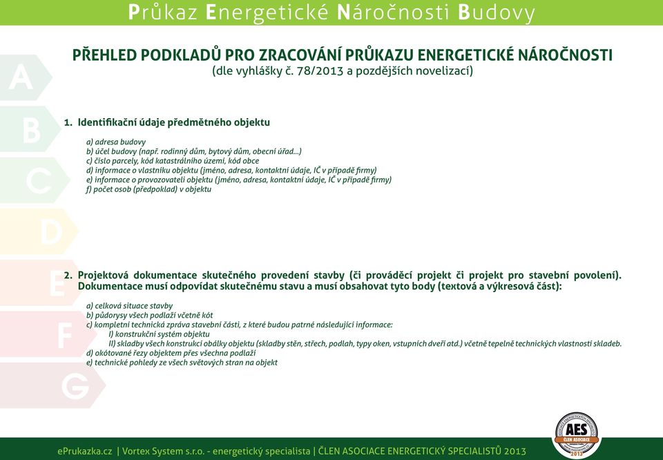 ..) c) číslo parcely, kód katastrálního území, kód obce d) informace o vlastníku objektu (jméno, adresa, kontaktní údaje, IČ v případě firmy) e) informace o provozovateli objektu (jméno, adresa,