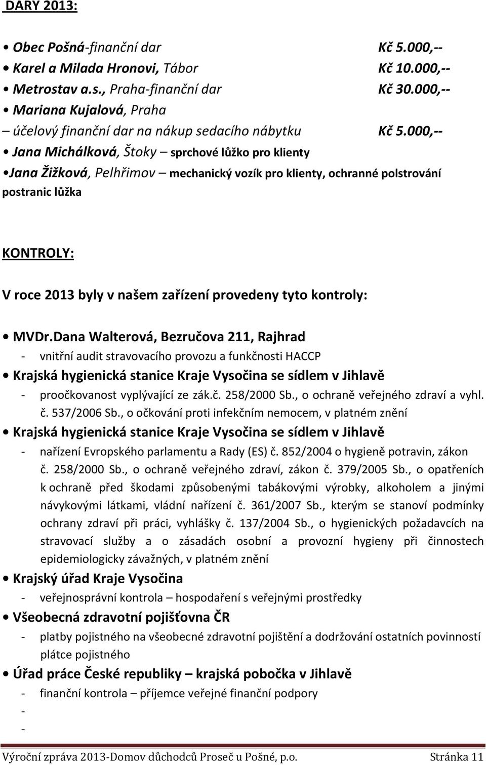 kontroly: MVDr.