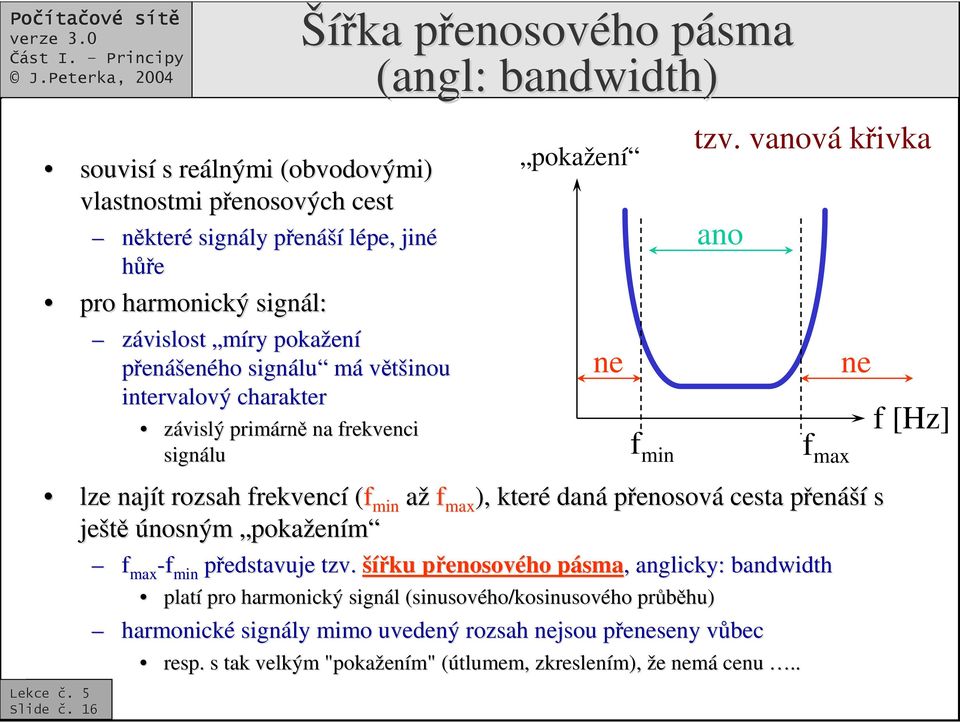 cesta penp enáší s ješt únosným pokažením f max -f min pedstavuje tzv.