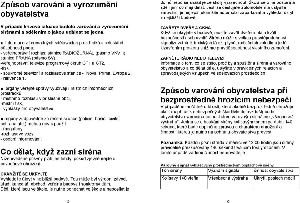 okruh ČT1 a ČT2, -tisk, - soukromé televizní a rozhlasové stanice - Nova, Prima, Evropa 2, Frekvence 1.