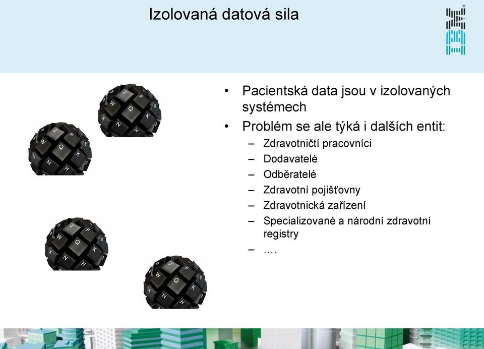 pracovníci Dodavatelé Odběratelé Zdravotní pojišťovny