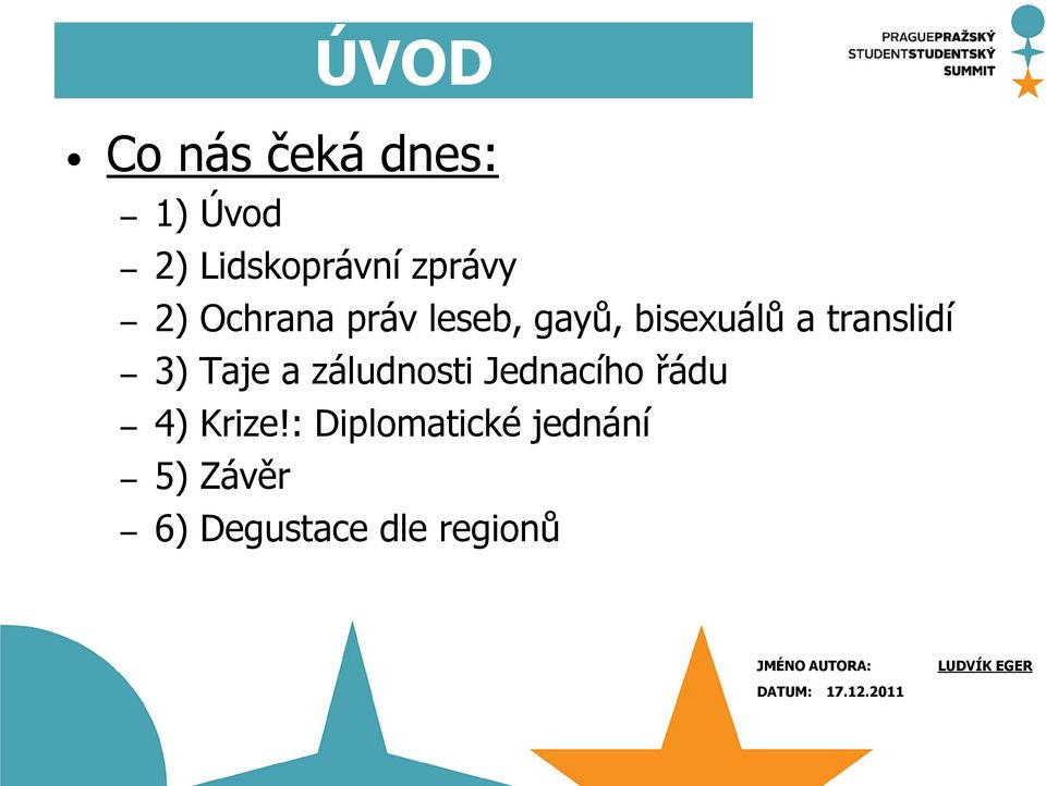 záludnosti Jednacího řádu 4) Krize!