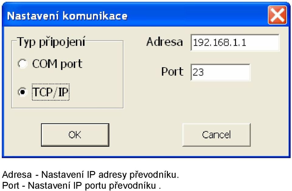 převodníku.