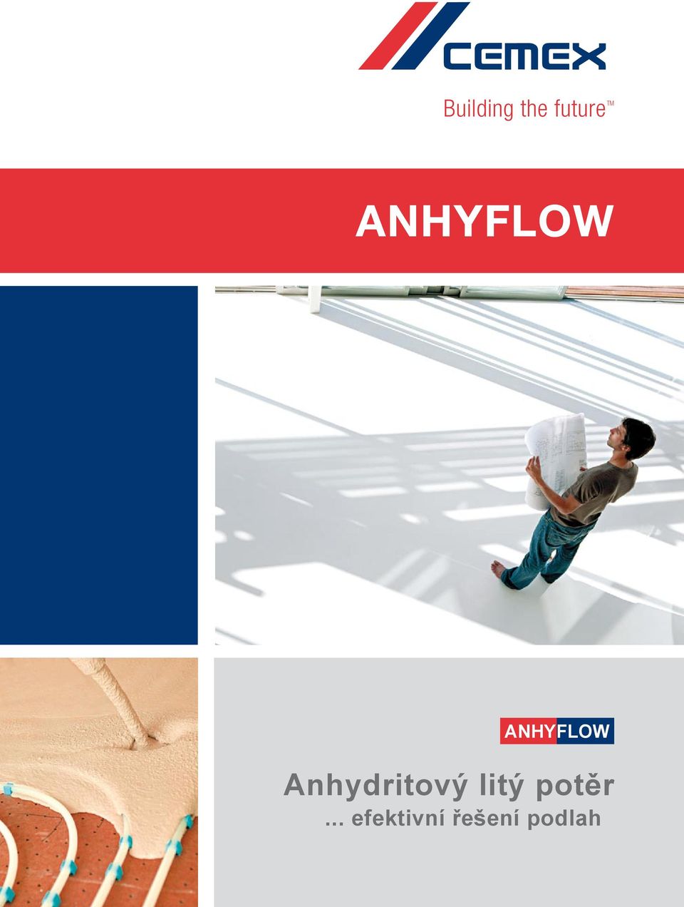 Anhydritový litý