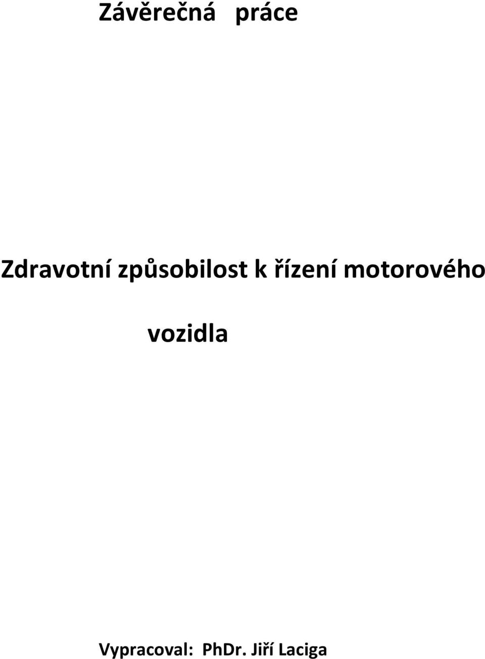 řízení motorového