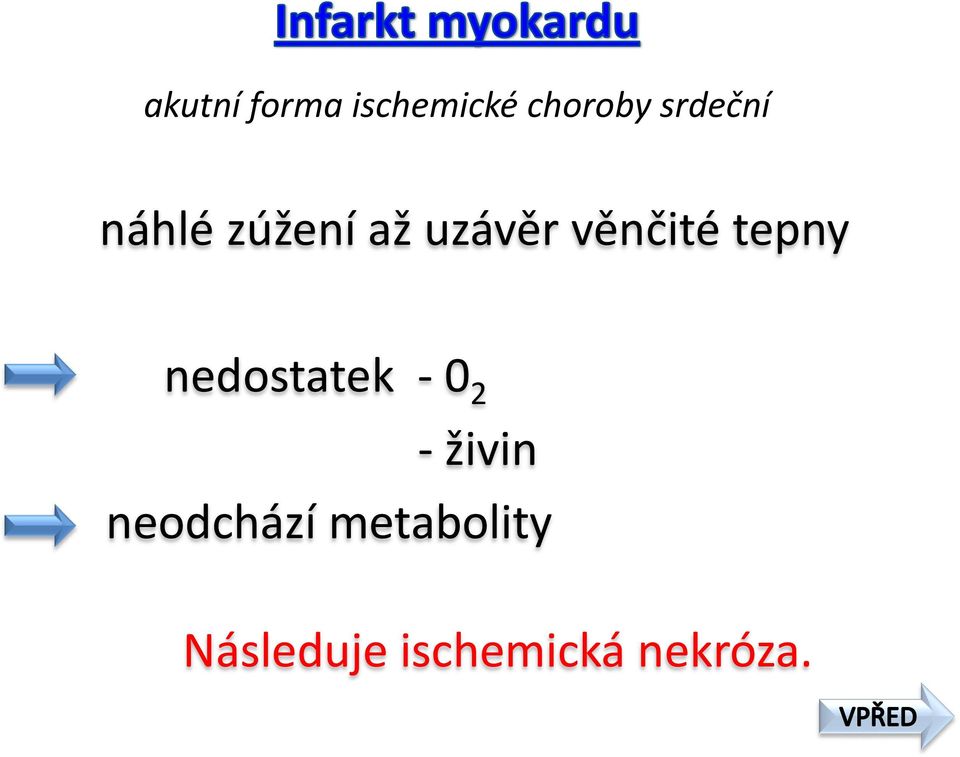 věnčité tepny nedostatek - 0 2 -