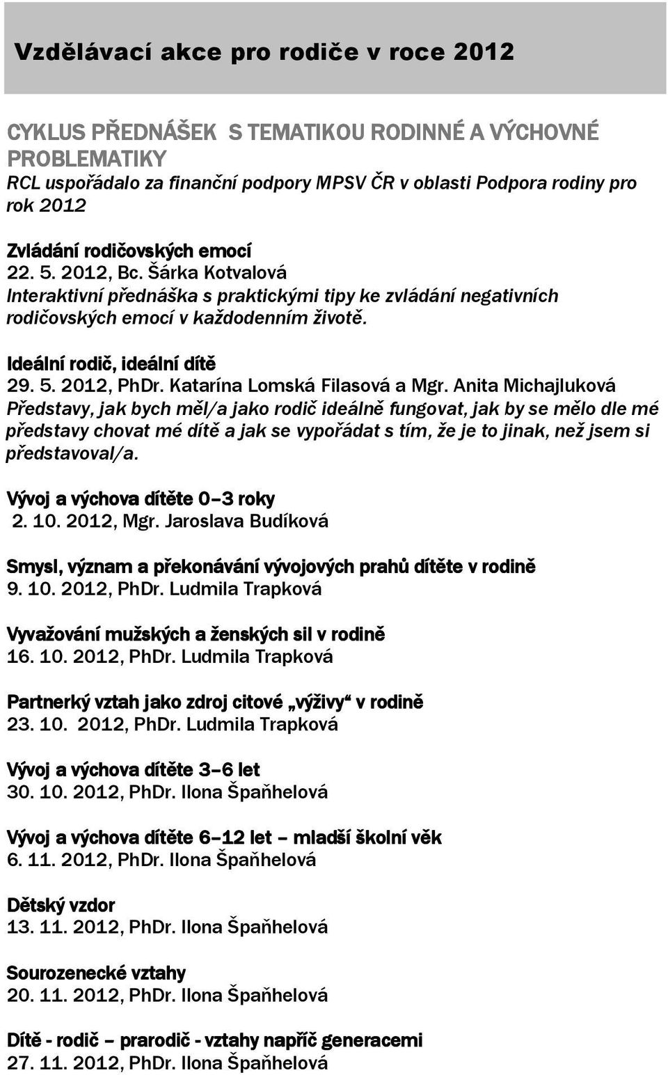 Katarína Lomská Filasová a Mgr.