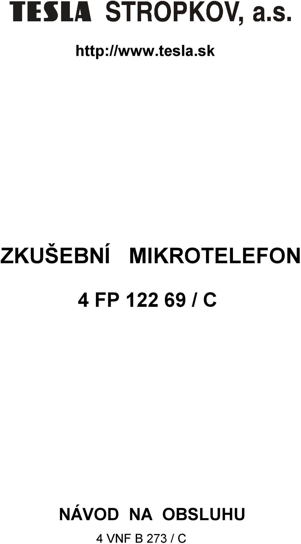 MIKROTELEFON 4 FP 122