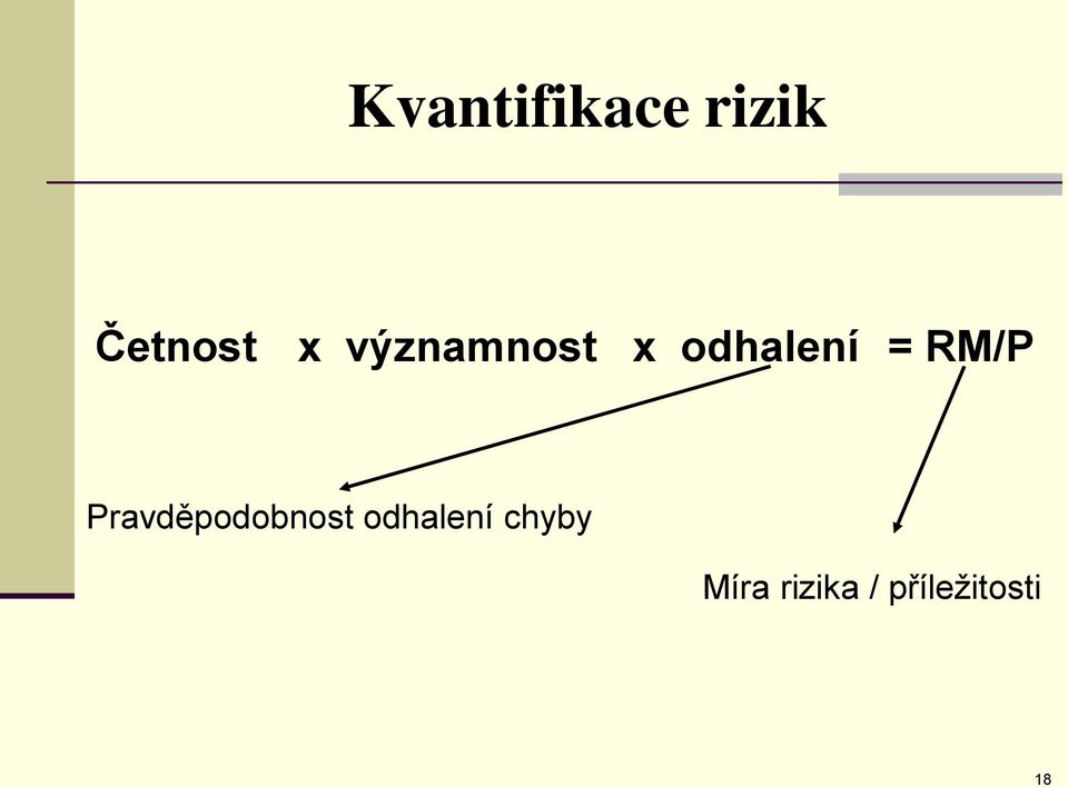 Pravděpodobnost odhalení