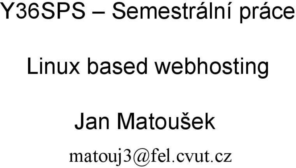 webhosting Jan