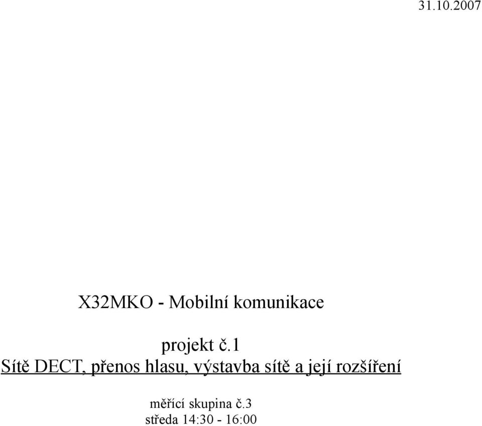 projekt č.