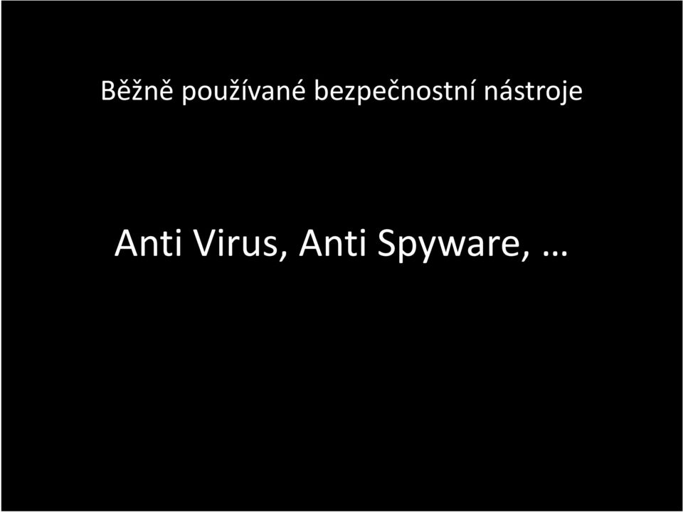nástroje Anti
