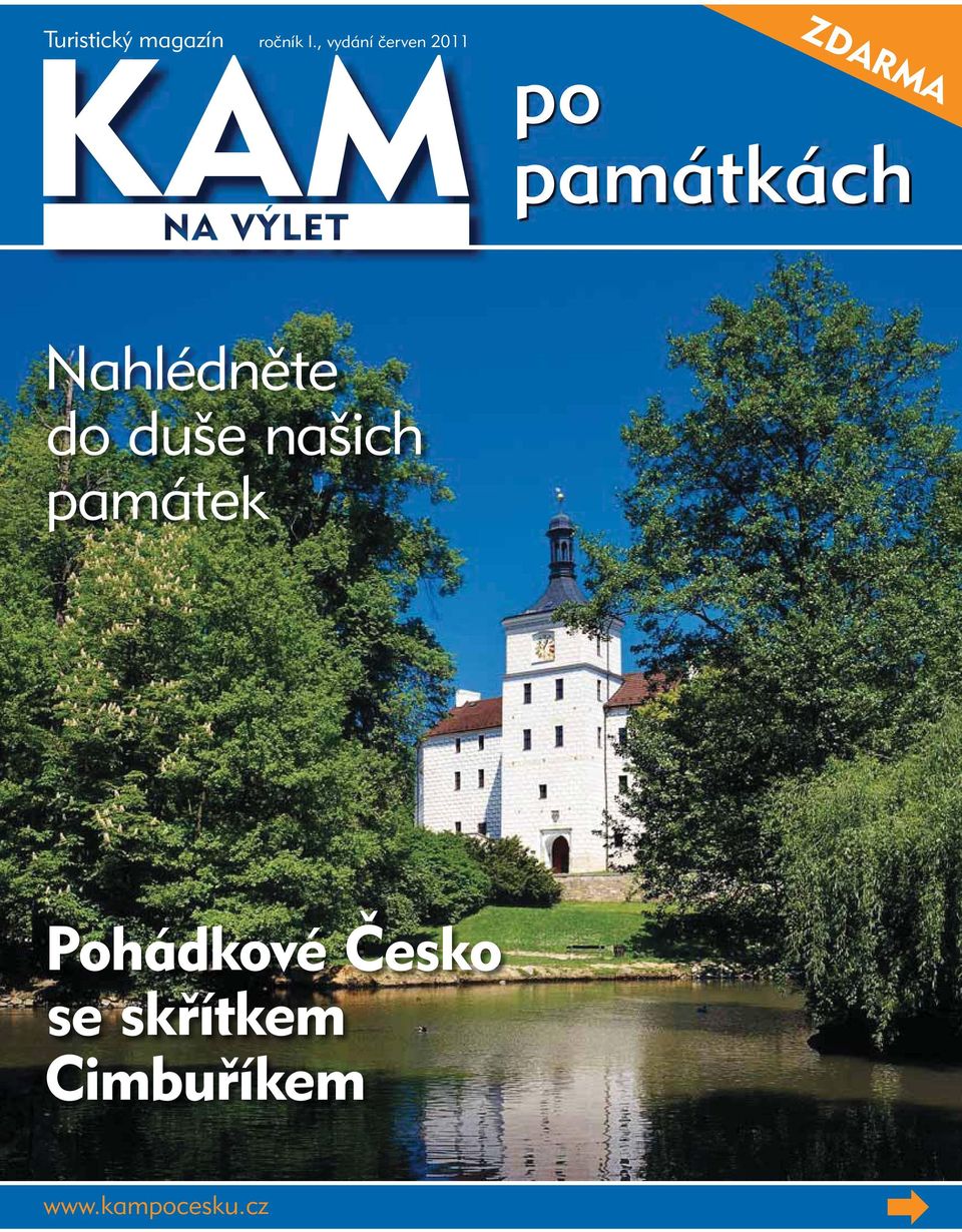 , vydání duben 2011 ZDARMA po památkách