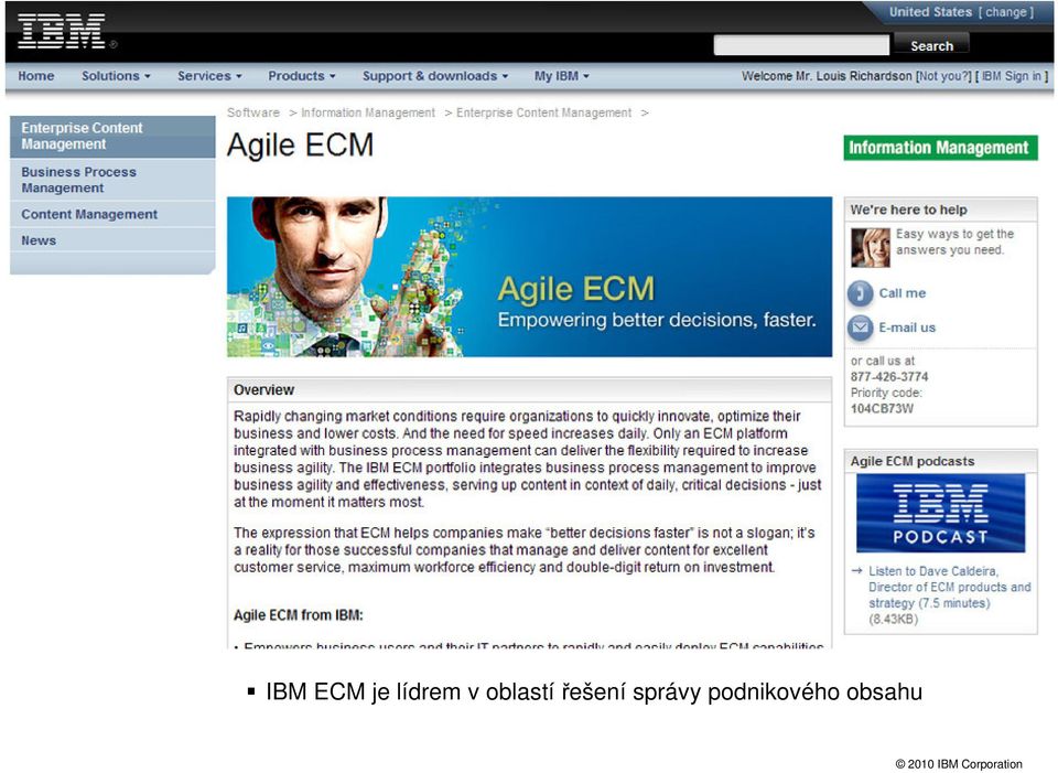 management solutions IBM ECM je