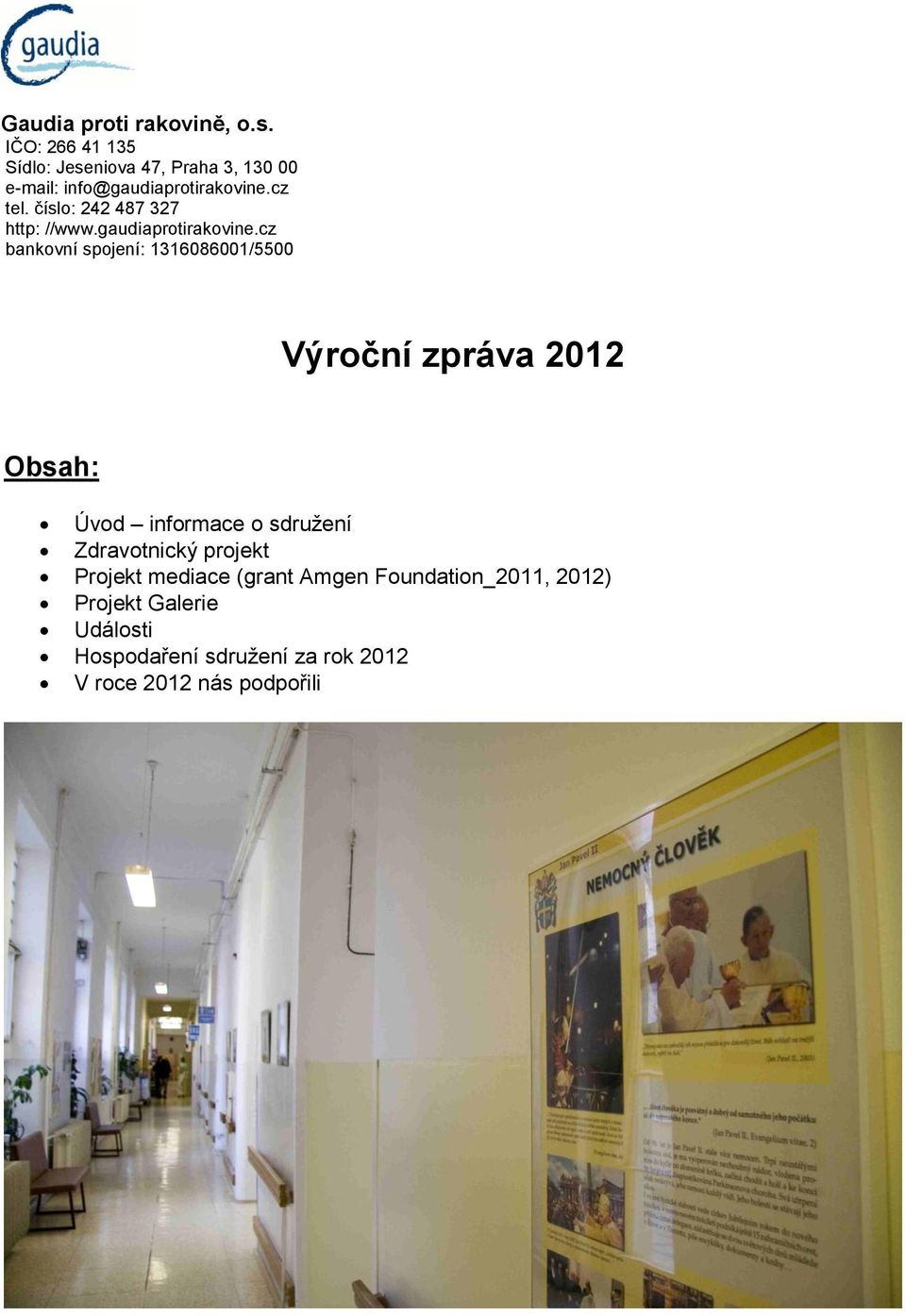 číslo: 242 487 327 http: //www.gaudiaprotirakovine.