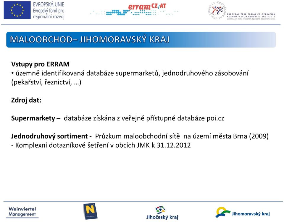 veřejně přístupné databáze poi.