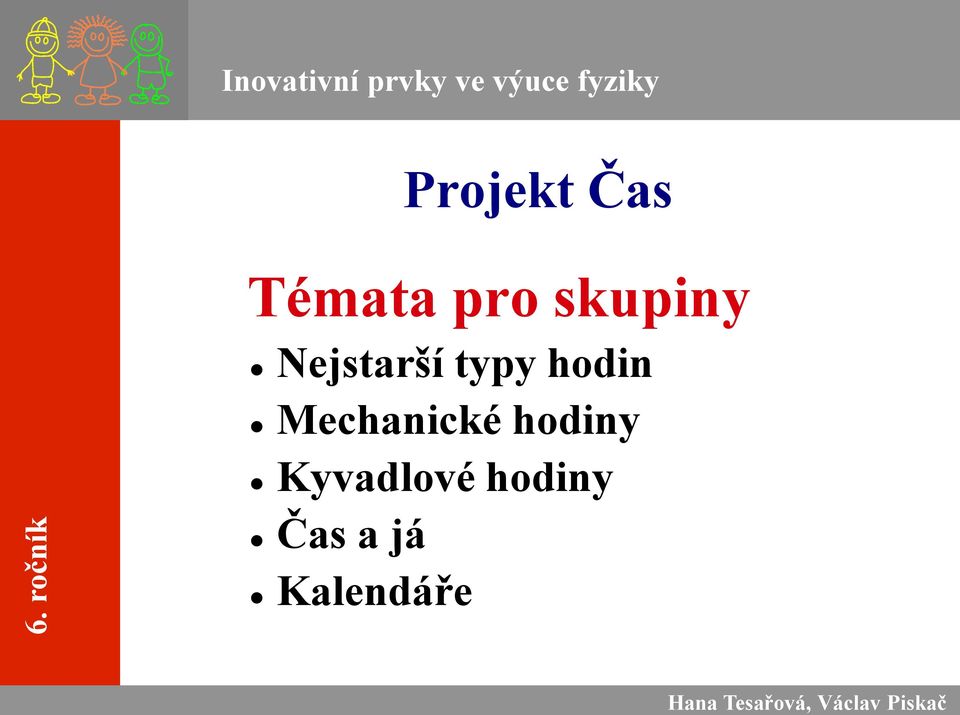 typy hodin Mechanické hodiny Kyvadlové