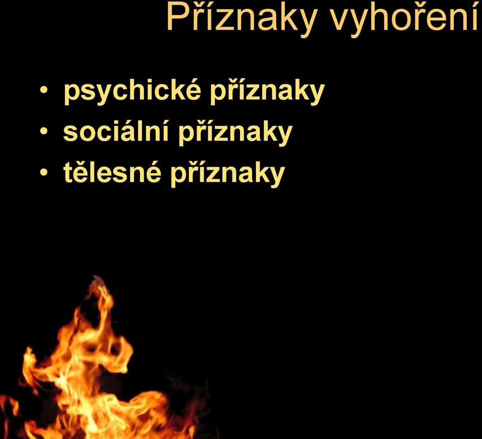 příznaky sociální