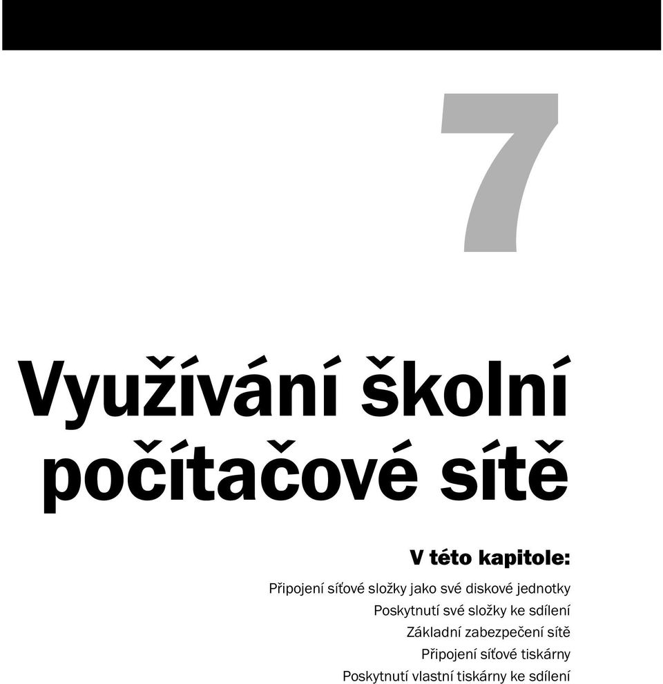 Poskytnutí své složky ke sdílení Základní zabezpečení