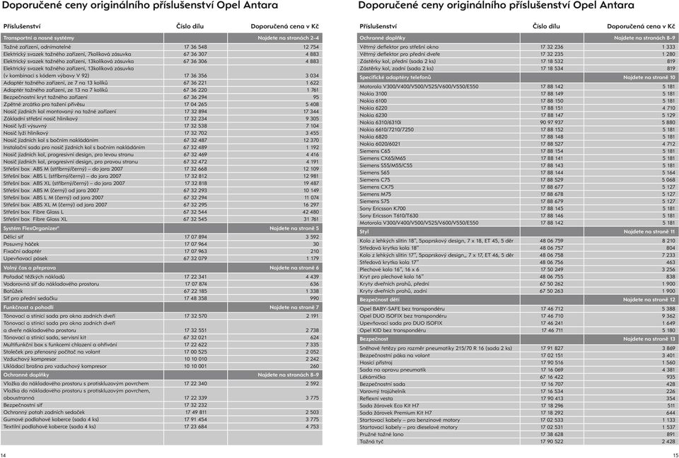 zařízení, kolíková zásuvka (v kombinaci s kódem výbavy V 9) 7 6 6 0 Adaptér tažného zařízení, ze 7 na kolíků 67 6 6 Adaptér tažného zařízení, ze na 7 kolíků 67 6 0 76 Bezpečnostní kryt tažného