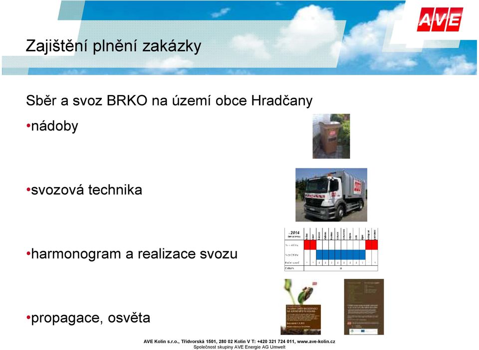 nádoby svozová technika