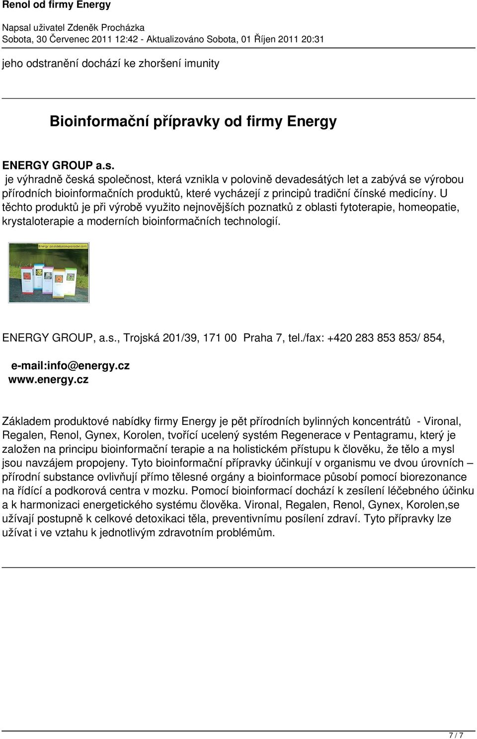 /fax: +420 283 853 853/ 854, e-mail:info@energy.