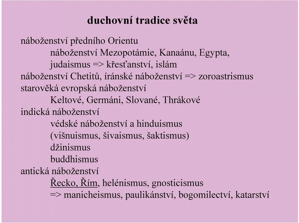 Germáni, Slované, Thrákové indická náboženství védské náboženství a hinduismus (višnuismus, šivaismus, šaktismus)