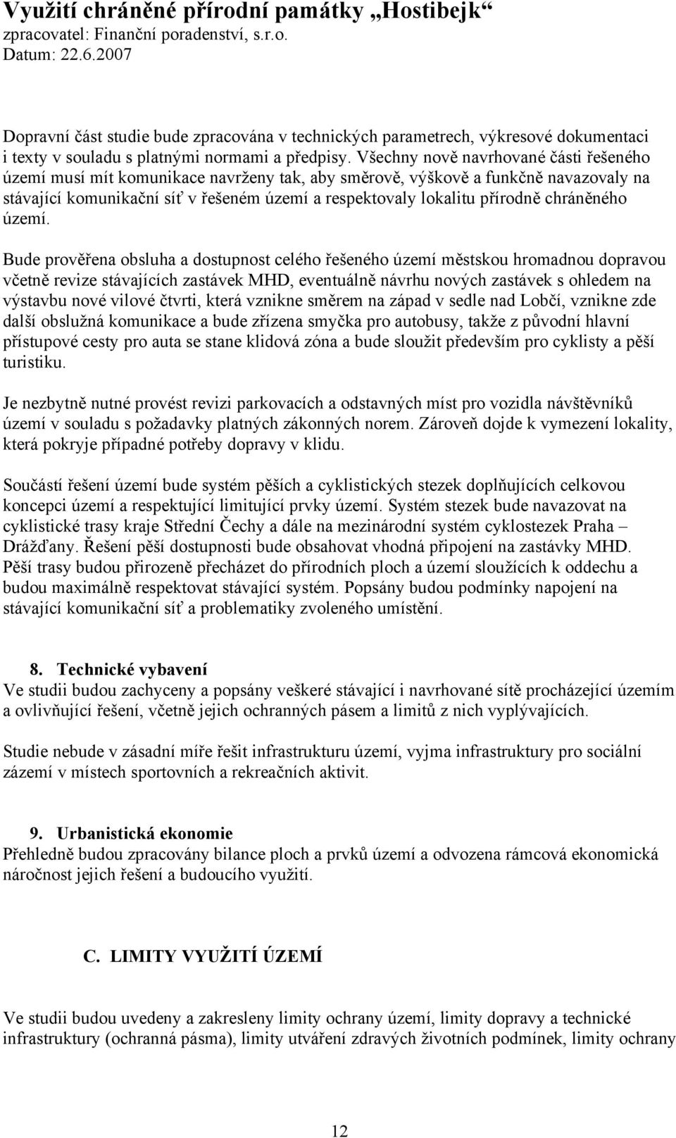 chráněného území.