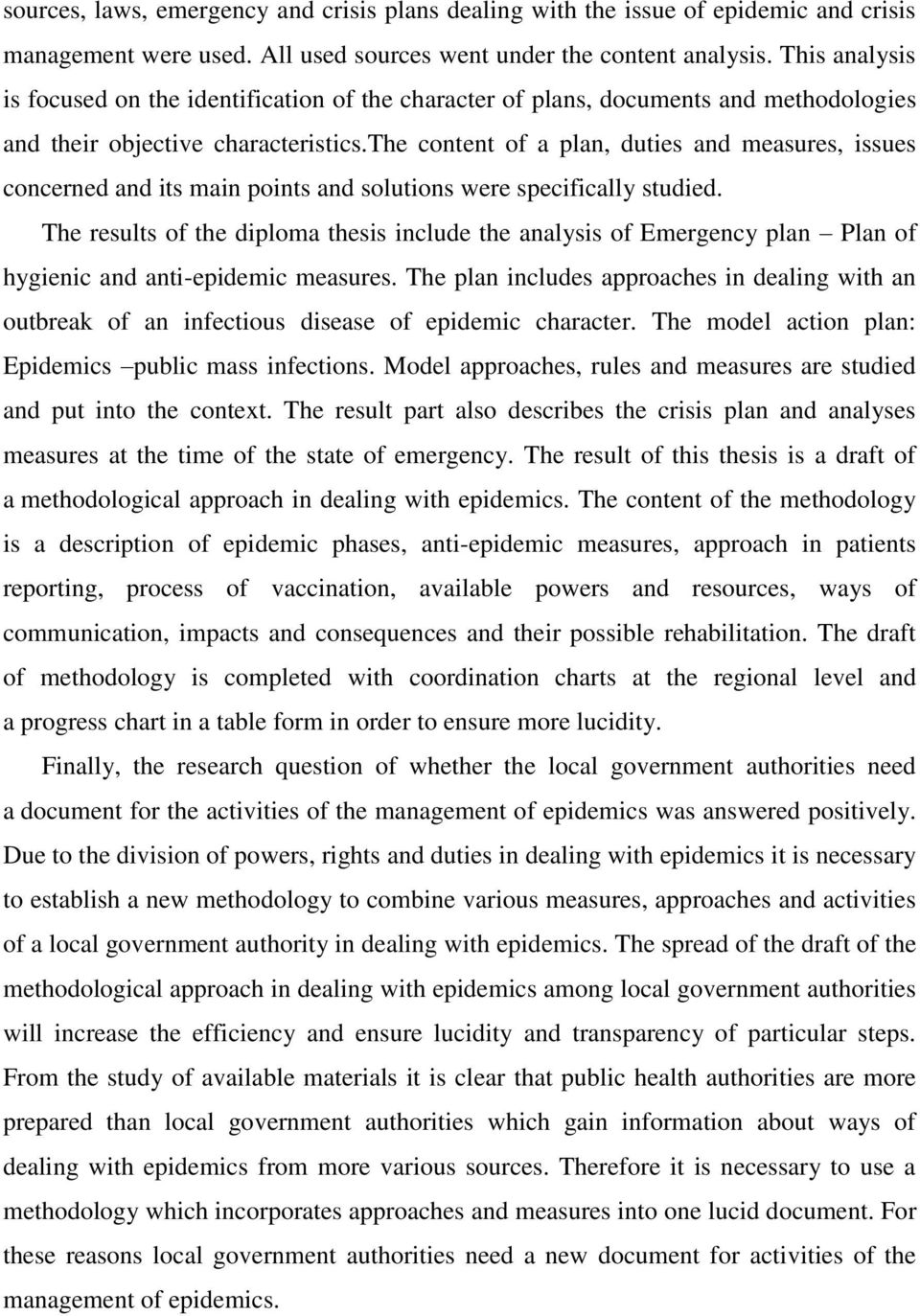 the content of a plan, duties and measures, issues concerned and its main points and solutions were specifically studied.