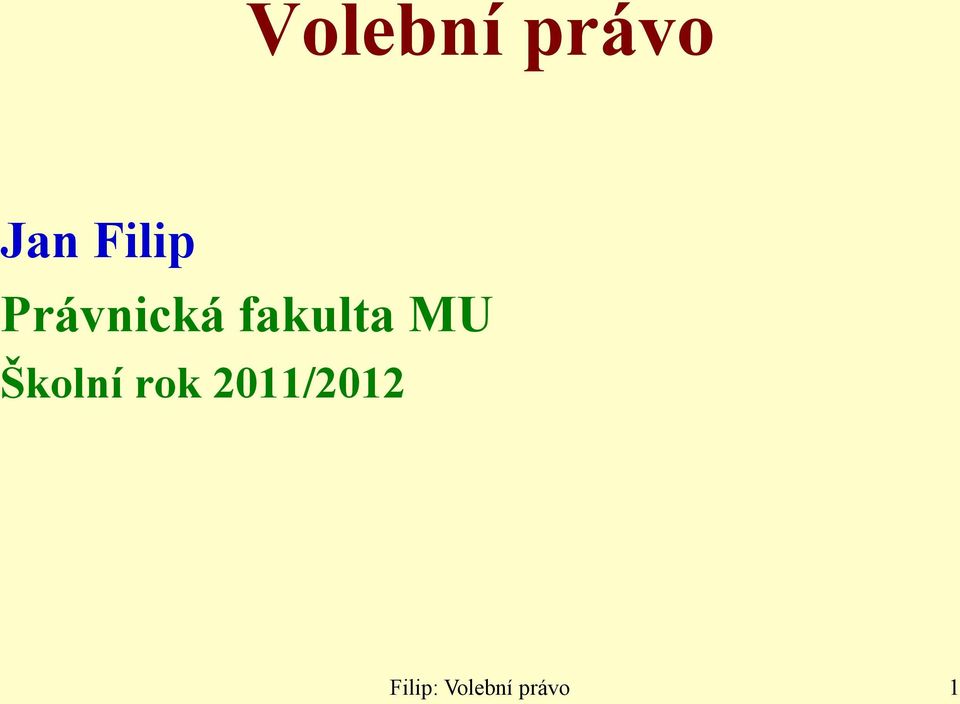 fakulta MU Školní rok