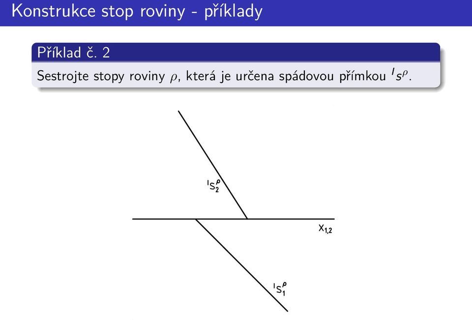 roviny ρ, která je