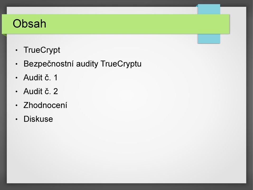 TrueCryptu Audit č.